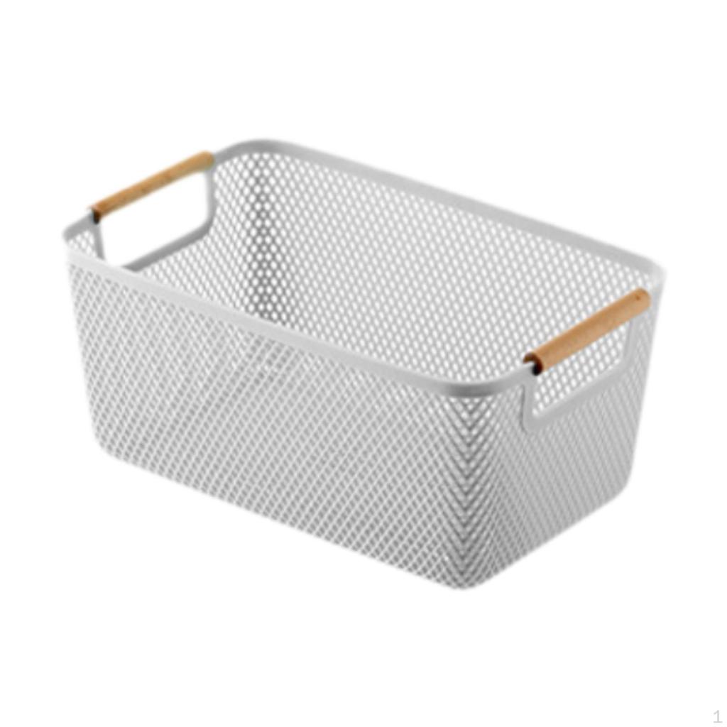 Hollow Storage Basket Sundries Multiuse Decoration Desktop Organizer Bin for Bathroom