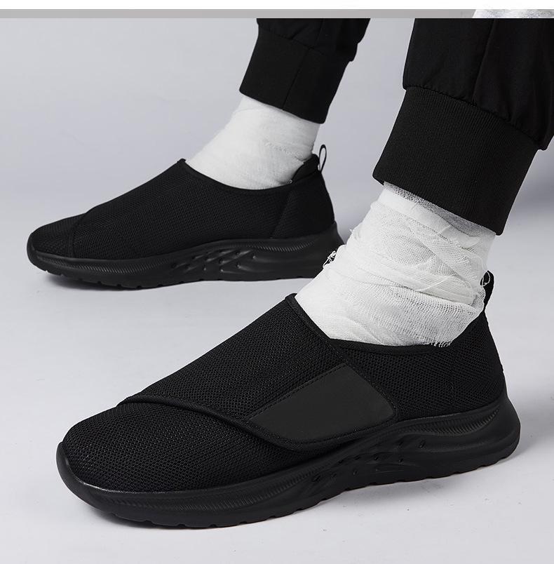 Podzimní pohodlná obuv: Široká noha, boty na chůzi s vbočeným palcem pro muže a ženy ve věku 50+ (Model A112)