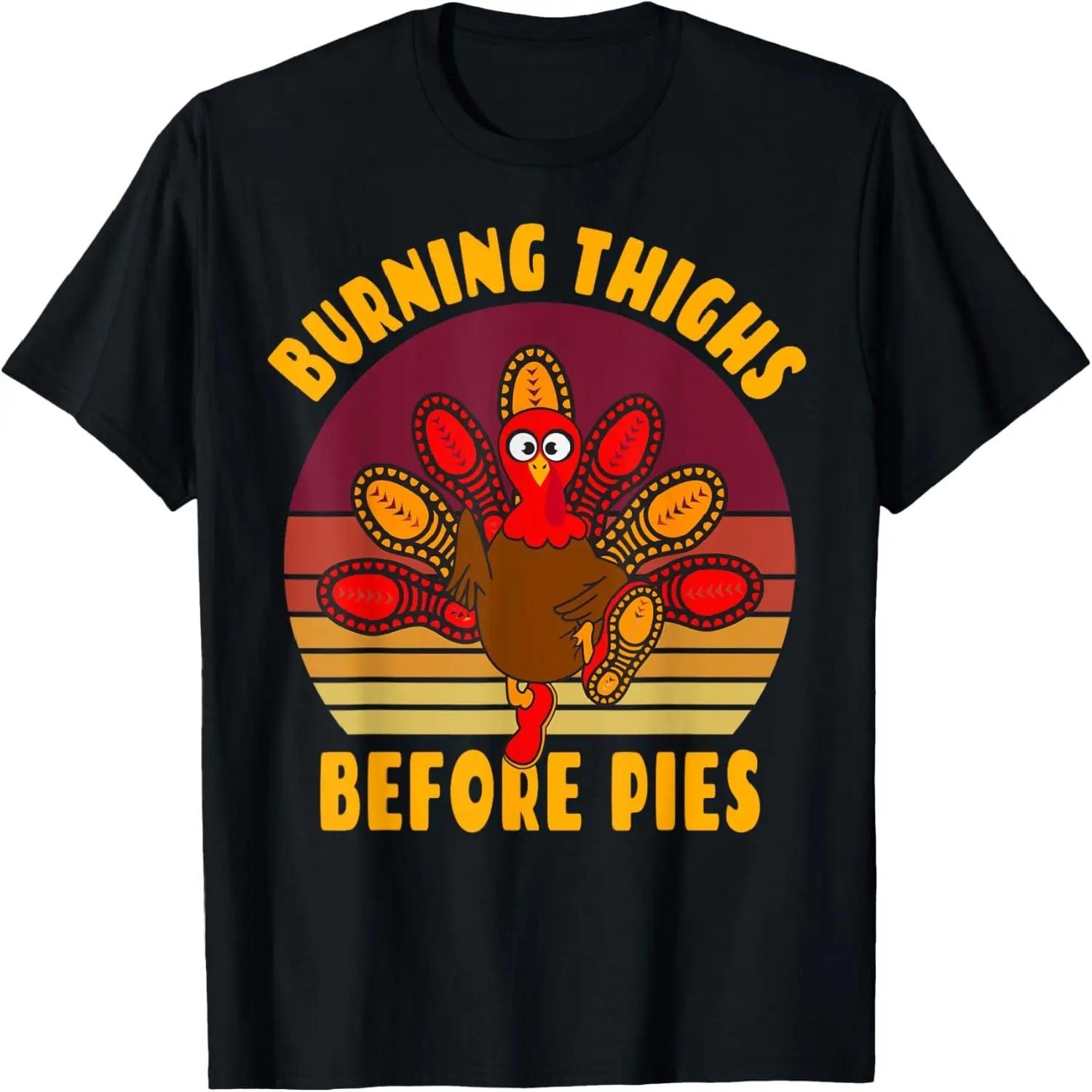 

Funny Thanksgiving Day 5k 10k Trot Run Runner Costume T-Shirt XXXXXL чорний