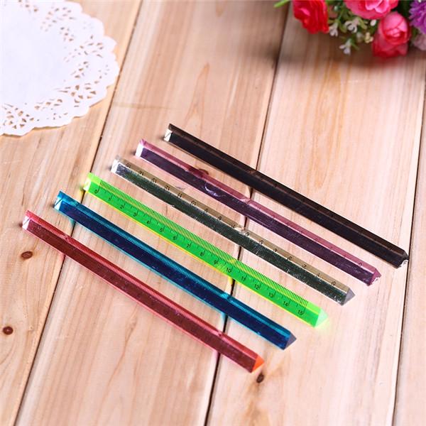 Buy 15 CM Threedimensional Triangular Prism Ruler Student Office