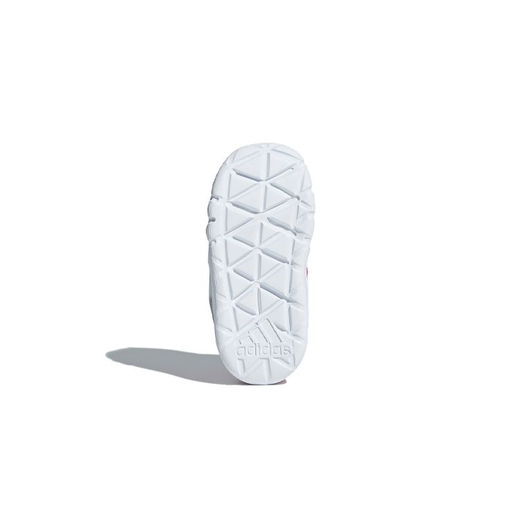 Adidas Flex El I Velcro Sports Non-Slip Low-Top Running Shoes Baby Sneakers Pink White AH2571