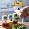 Sealed Glass Salt Control Shaker Set - Moisture-Proof Kitchen Seasoning Bottles 