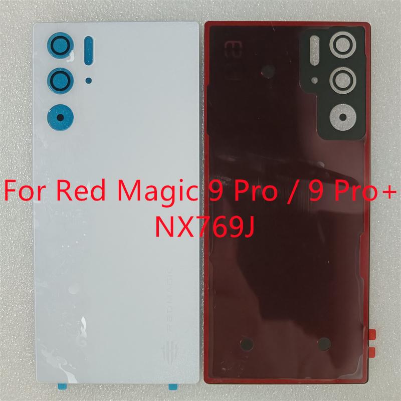 

Battery Back Cover Rear Door Glass Panel for For ZTE Nubia Red Magic 9 Pro+ NX769J Housing Replace Red Magic 9 Pro білий