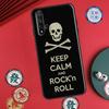 Rock Roll Skull For Huawei P30 P20 P40 Lite P60 Pro Nova 5T 12s 12i 11i Y90 Y70 Y60 Y61 Y91 Y72 9 10 SE Case