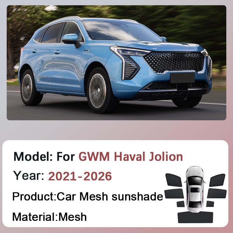 For GWM Haval Jolion 2021-2026 2022 2023 2024 2025 Car Mesh Sunshades Window Sun Visors Magnetic Privacy Curtains Accessories