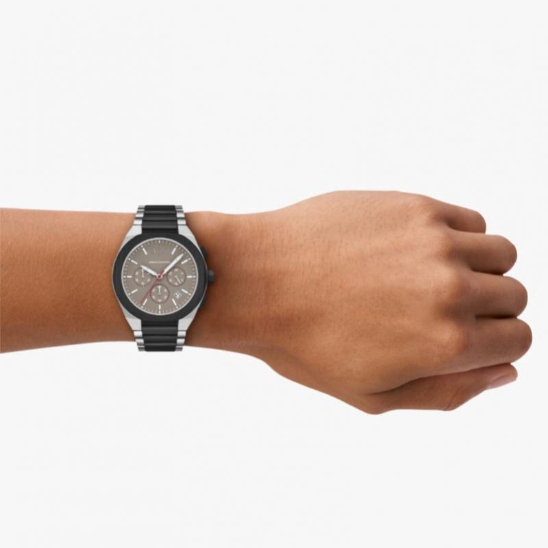 Armani Exchange Men S Metal Watch Chronograph Ax4199