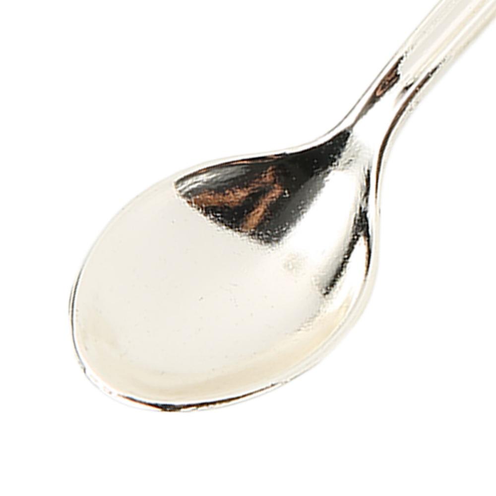 7pcs Zinc Alloy Material Coffee Spoons Set Swan Shaped Party Bar Spoon For Home Dining