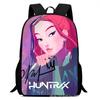 Kpop Witch Hunter Group Schoolbag High Definition Printing Casual Light Backpack Primary School