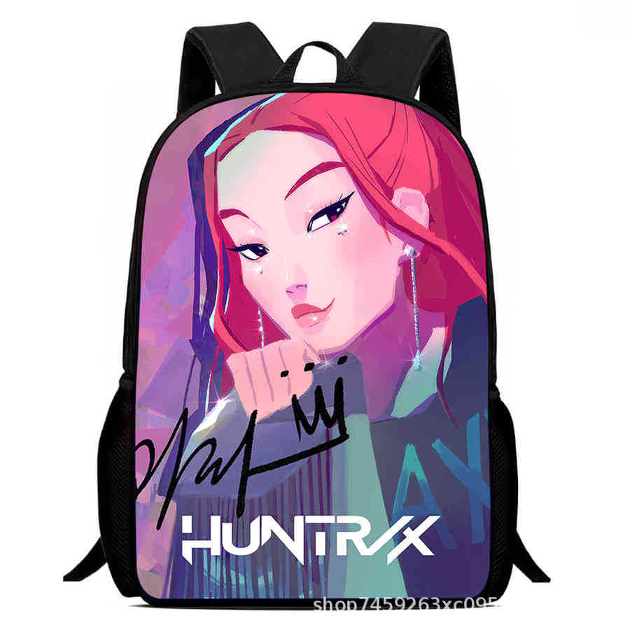 Kpop Witch Hunter Group Schoolbag High Definition Printing Casual Light Backpack Primary School