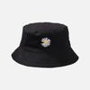 Hat female personality embroidered bucket hat sun hat female visor hat versatile hat male sunscreen basin hat