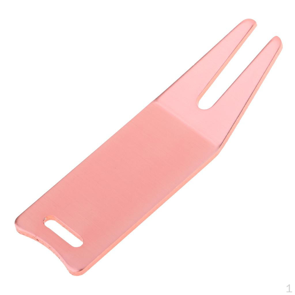 

Класичний сплавний інструмент для ремонту поля для гольфу, вилка з зубцями - Рожеве золото Rose Golden