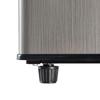 106L Energy-Saving Mini Fridge LED, 60L Refrigerator + 46L Freezer, 7 Temperature Settings, Adjustable Shelves, 166 Kwh/Year, 45db