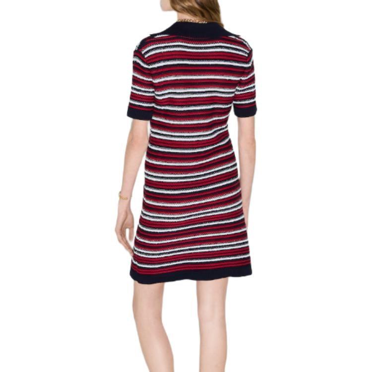 GUCCI Short Sleeved Dress Women's Red 818612-XKENN-4573