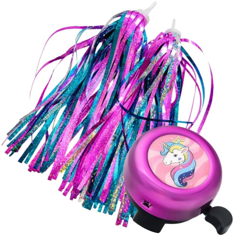 

1 set Bike Bell and Bike Streamers Bicycle Pinwheel for Boys Girls Colorful Children s Bike Decor Accessories Christmas Gifts