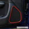 Car Front Door Speaker Frame Trim Ring Cover For Dodge Charger /300C 2011+Red