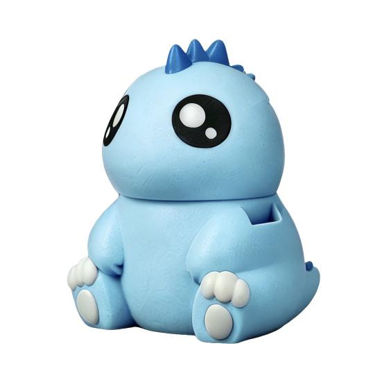 

Подставка для яйца в виде динозавра со съемной крышкой и прорезью для ложки Пластиковый держатель для яиц для украшения вечеринки на завтрак Милый 3D-печатный оригинальный кухонный гаджет S синий