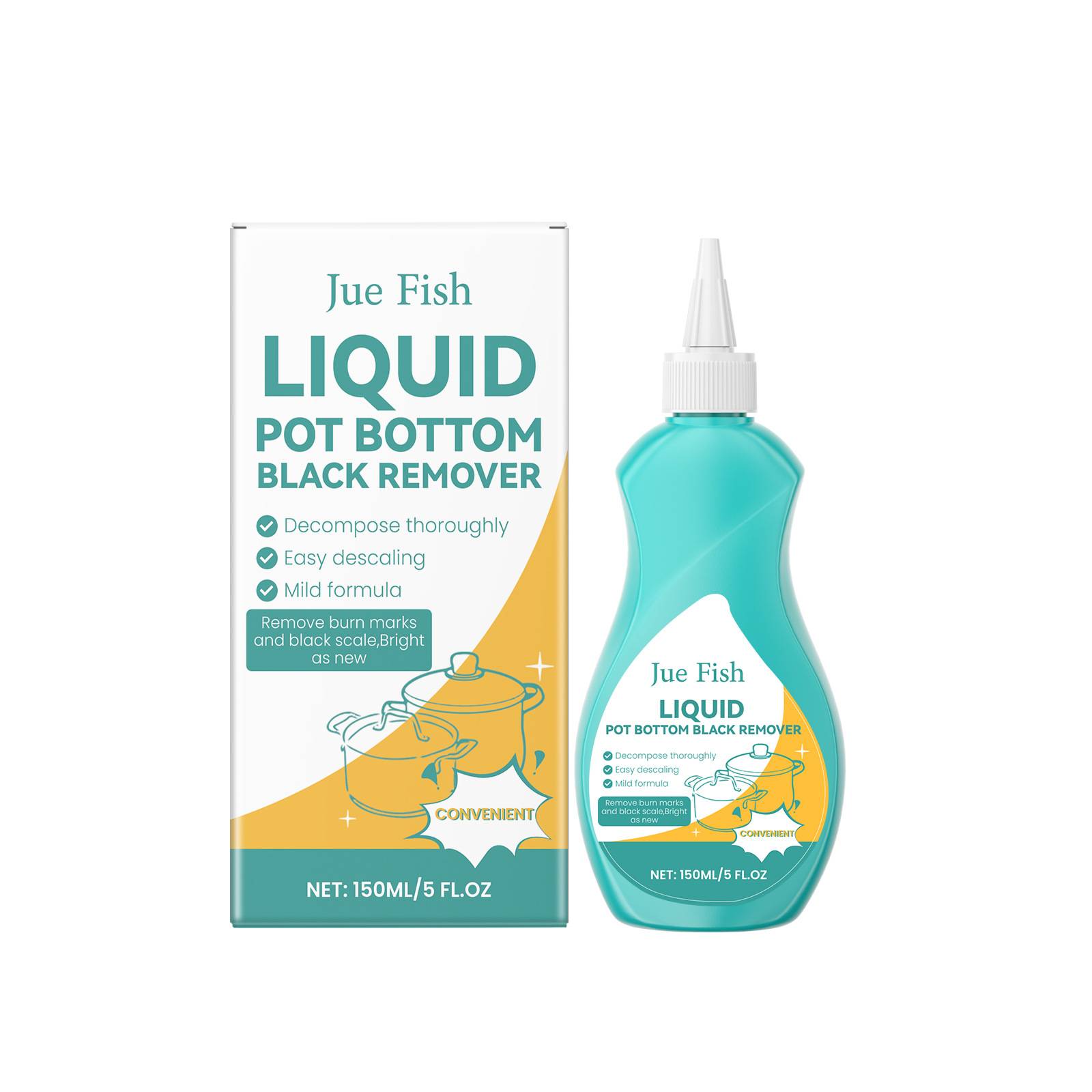 

Гель для дна кастрюли Удалитель черного нагара Накипь Сильные масляные пятна Очиститель 150 мл Моющее средство для кастрюли Гель для посуды Средство для удаления черноты Обугленное дно чугунной кастрюли 150ML