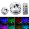 Adhesive Atmosphere Light Car Interior Ambient Light Auto Roof Light Wireless LED Lights Remote Control Decoration Lamp