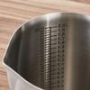 Tasses à mesurer en acier inoxydable 304 Échelle intérieure épaissie Conception Tasse pour Latte Art Liquide avec Couvercle Grande Capacité Bécher de Laboratoire