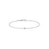 Silver Sparkle Bezel 925 Silver Bracelet B062-01H