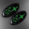 2pcs Acrylic Car Front Emblem Sticker Rear Trunk Badge Styling for Subaru XV Outback Impreza BRZ WRX STI Legacy Accessories Y11