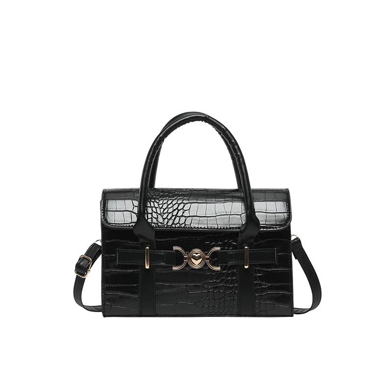 

Spring new retro niche design small square bag trend single shoulder crossbody hand carry small square bag чёрный