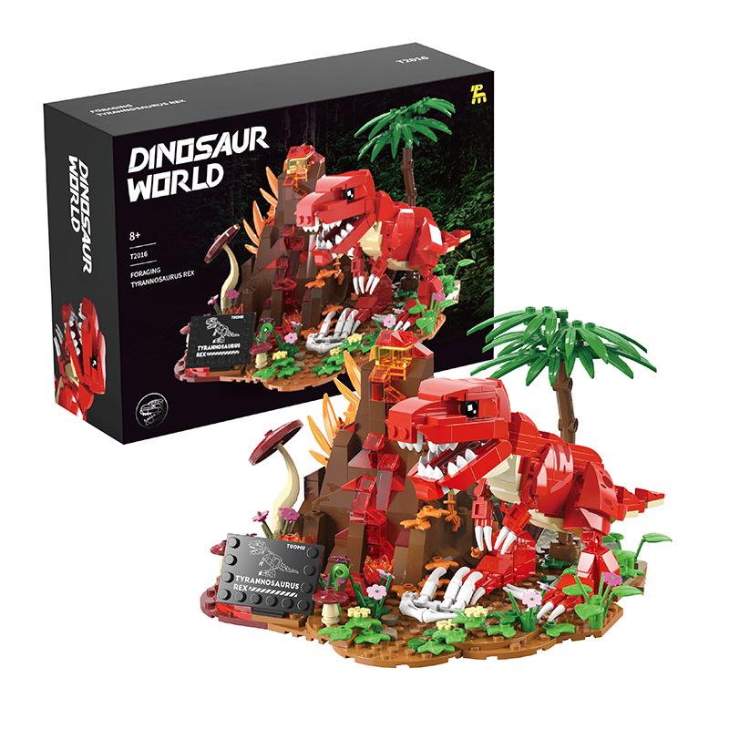 Tuomu T2016 Tyrannosaurus Rex Dinosaur Building Blocks Model Toy