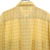 Stephens 60s Vintage Check Pattern Short Sleeve Shirt XL Yellow Men's Used