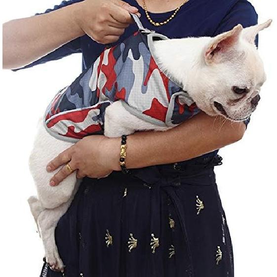 Dog Anxiety Jacket- Keep Calmig Vest Reflective Thunder Coat with D-Ring and Training Handle for Small Medium Large Dogs,Camouflage