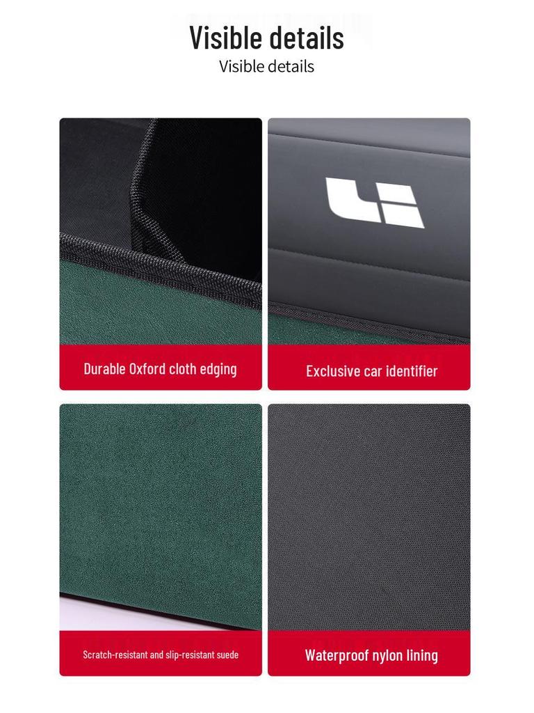 Ideal Car Trunk Storage Organizer for L6-L9 Models
