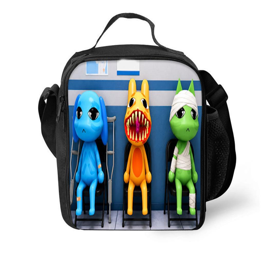 Kids Lunch Bag with Ice Pack for School - Animal Themed Bento Box