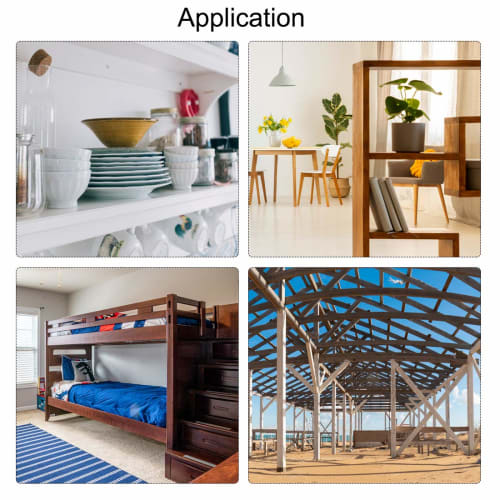 uxcell Dowel Pins, 304 Stainless Steel Pegs, Support Shelf, Silver Tone, 3mm X 50mm, 10 Pieces