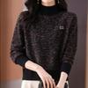 Navava Women S Colorful Daily Mock Neck Long Sleeve Sweater Nk3379