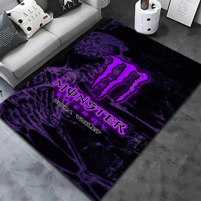 Monster Energy Carpet Rug for Living Room Bedroom Home Sofa Decoration,Kids play Nonslip Floor Mat