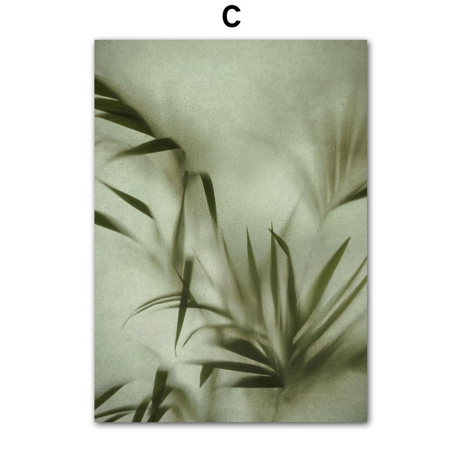 Bohemia Sea Car Vase Leaves Plants Abstract Landscape Poster And Prints Wall Art Canvas Painting Pictures For Living Room Decor