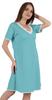 Inkmeso Solid Nightgown Dress For Women Nightwear Lace Short Sleeve Loungewear