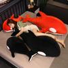 Simulated Whale Throw Pillow Velvet Toy Marine Life Killer Whale Hair Doll Doll Boy Birthday Gift