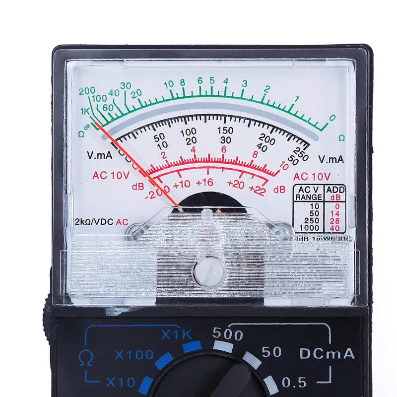 Free Shipping MF-110A Multimeter Portable Electric Analog Multitester Voltmeter Ammeter Voltage Current OHM Multi Meter Tester