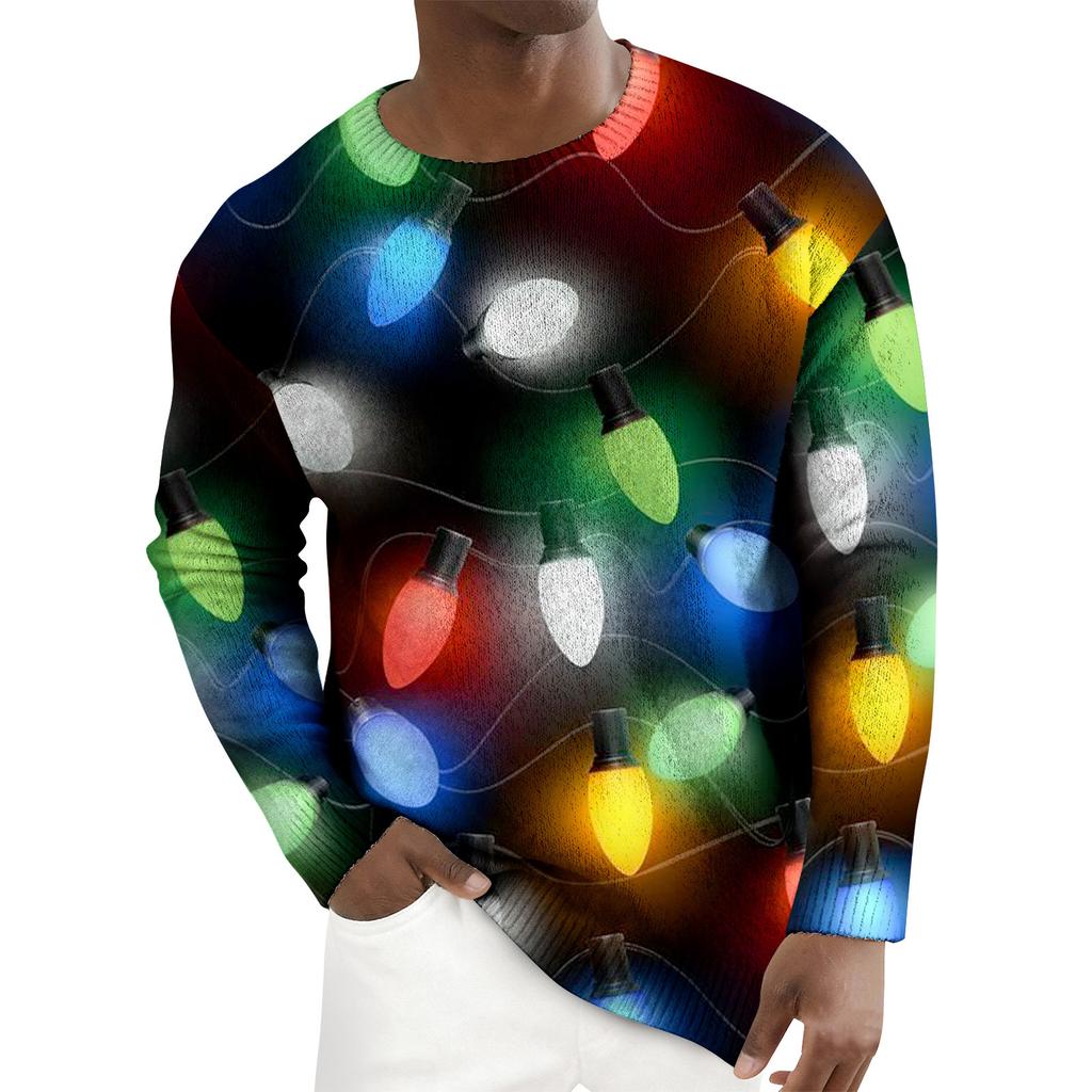 GPB-DDMTT01 Imitation Mink Pullover Sweater 3D Printing Universal for Men and Women