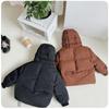 Winter Children's Down Jacket Kid's Clothing Korean Version Boys Loose Solid Color Thick Coat Girls Warm Outwear