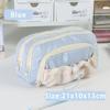 Zipper Pen Bag Five-Layer Pen Storage Bag Multifunctional Pencil Box  Student