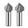 90 Degree V Trench Routers Bit Tungstens Carbides Woodworking Tool For Precise Edging And Grooving
