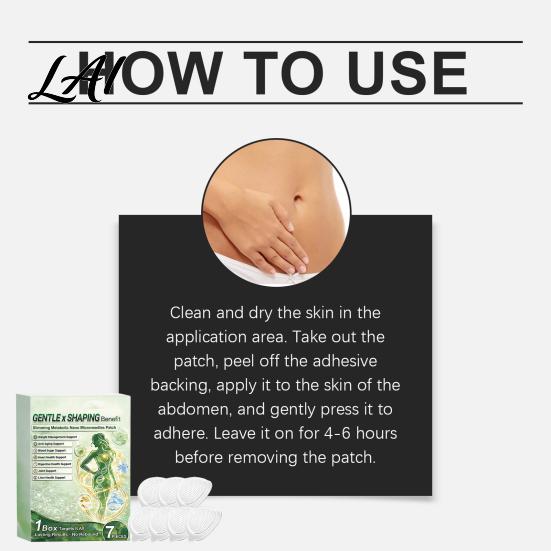 Patch for Daily Use Care Absorbs Quickly Breathable Non-Irritating Skin Soothing Promote Fat Metabolism Pad Women Soft
