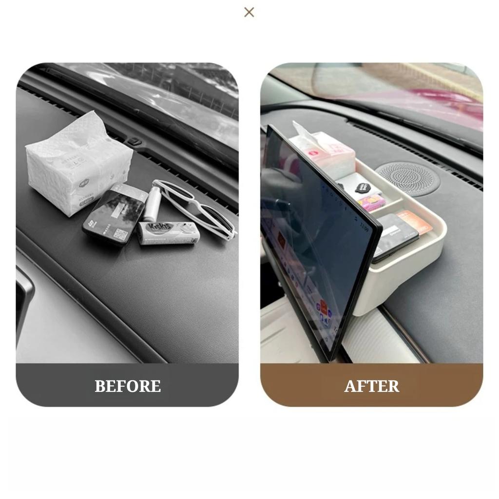 For GWM Ora 5 2026 + Dashboard Sunshade Cover Rear Storage Box Silicone Dustproof Protector Interior Trim Accessorie