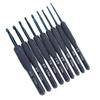 9Pcs Crochet Hooks Set Ergonomic Soft Grip Smooth Needles for Beginners Arthritic Hands Blue