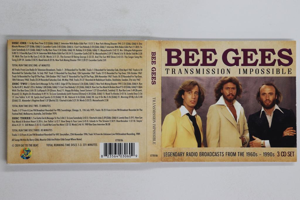 CD BEE GEES - Transmission Impossible (Legendary  ETTB106 EAT TO THE BEAT 2019 UK Rock Used