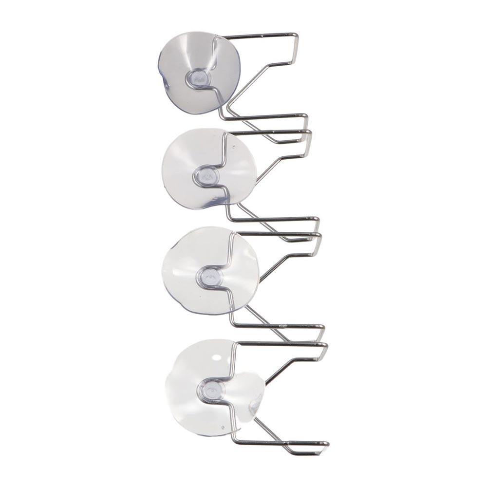 Portable Drain Rack With Suction Cup Sponge Holder Storage Organizer Cleaning Cloth Shelf  Kitchen