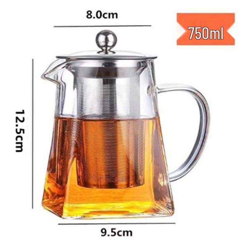 Shangqi Glass Square Tea Dispenser Set