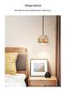 Adjustable Wabi-Sabi Style Solid Wood Pendant Light for Bedroom, Dining, or Bar