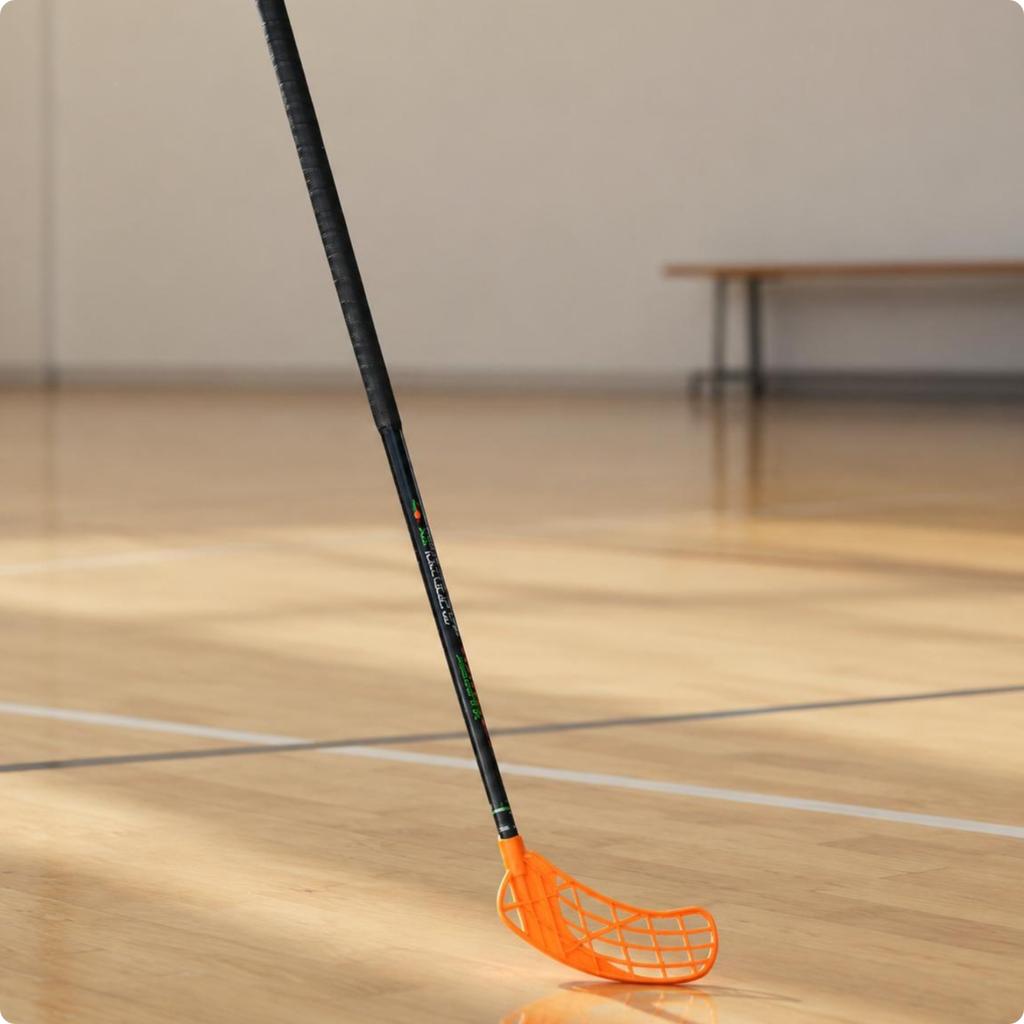 Carbon Fiber Floorball Stick Pu Grip Wrap Openwork Blade Floorball Stick
